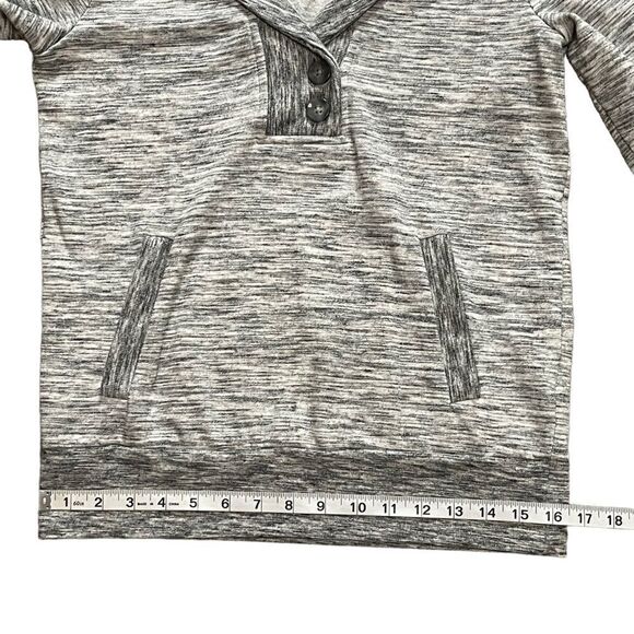 Banana Republic Gray Heathered Collared Sweater SMALL - Picture 11 of 14